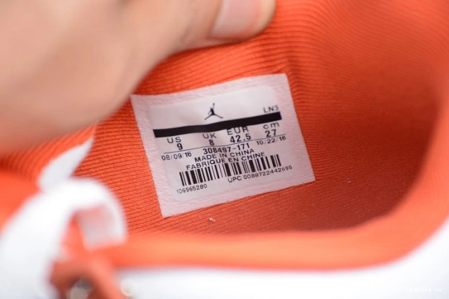 Orange Air White OG 4 Jordan 308497-171 Retro Blue 0802